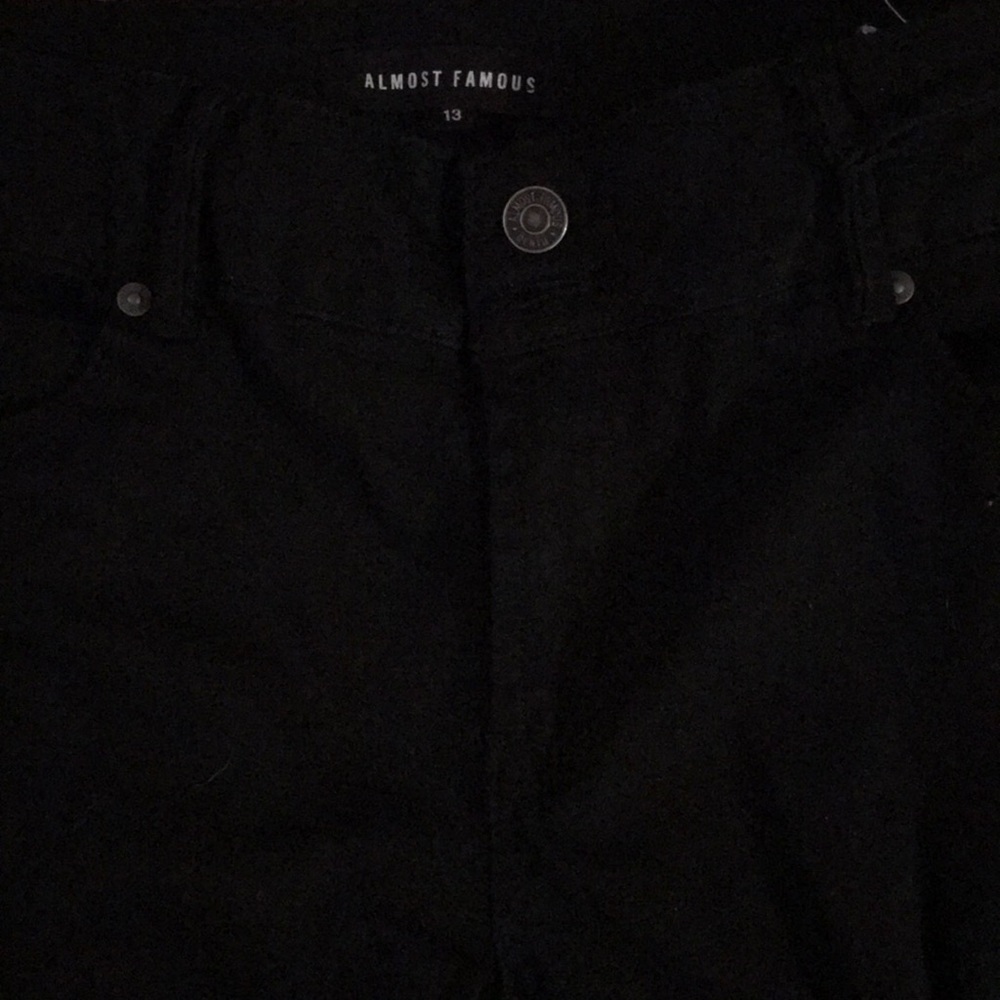 black skinny jeans